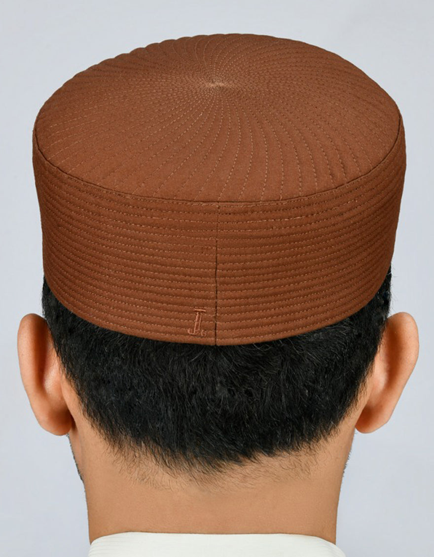 Blended Brown Cap - J. Junaid Jamshed