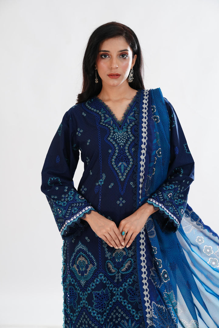 Murcia - Xenia Luxury Lawn Stitched