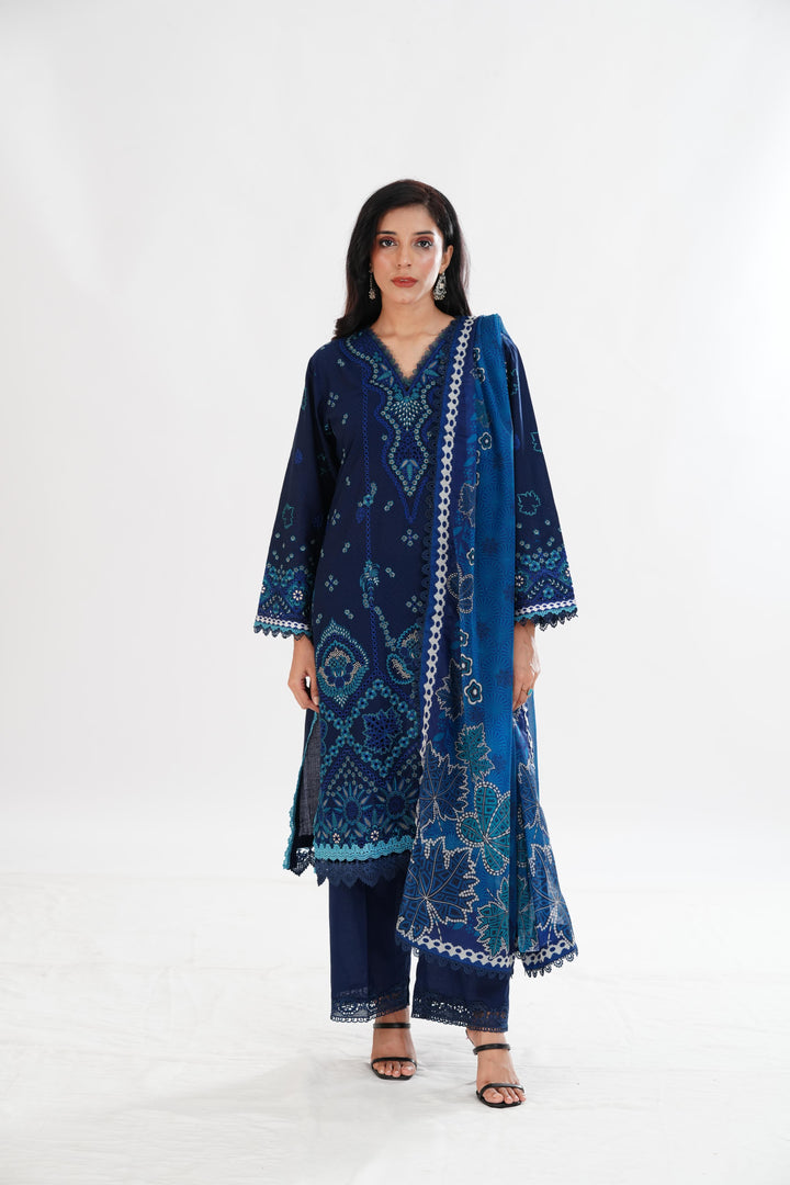 Murcia - Xenia Luxury Lawn Stitched