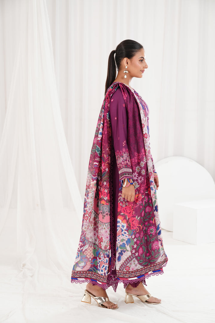 Violet - Xenia Luxury Lawn Stitched