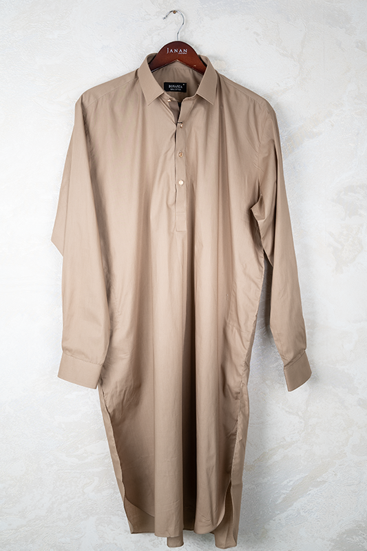 Blended Brown Shalwar Kameez - Bonanza