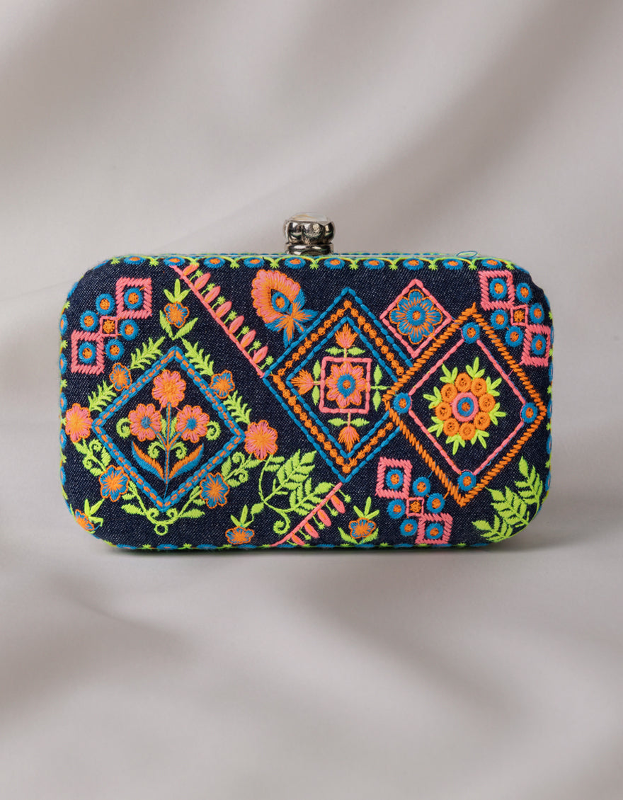 Denim Denim Blue Bag - J. Junaid Jamshed