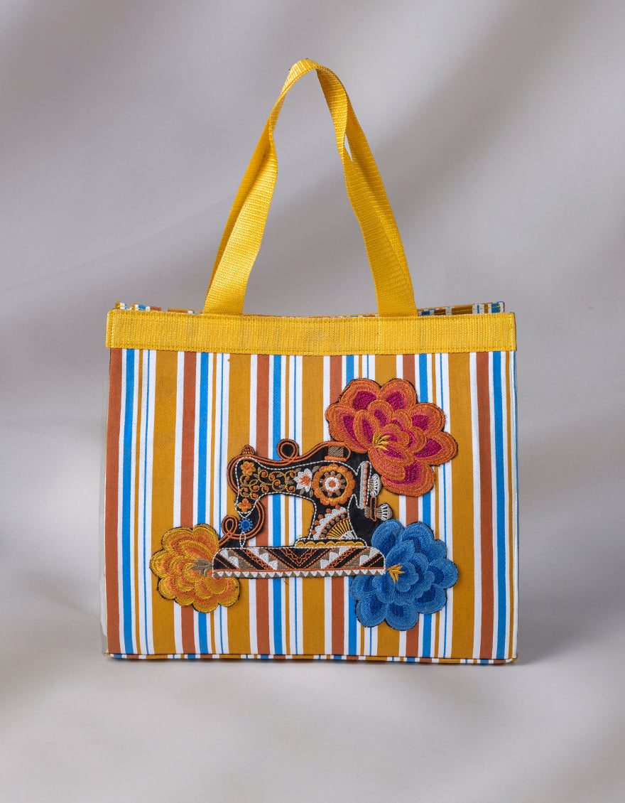 Twill Yellow Bag - J. Junaid Jamshed