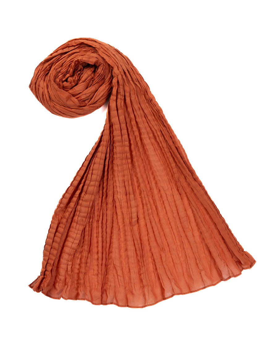 Lawn Orange Dupatta - J. Junaid Jamshed