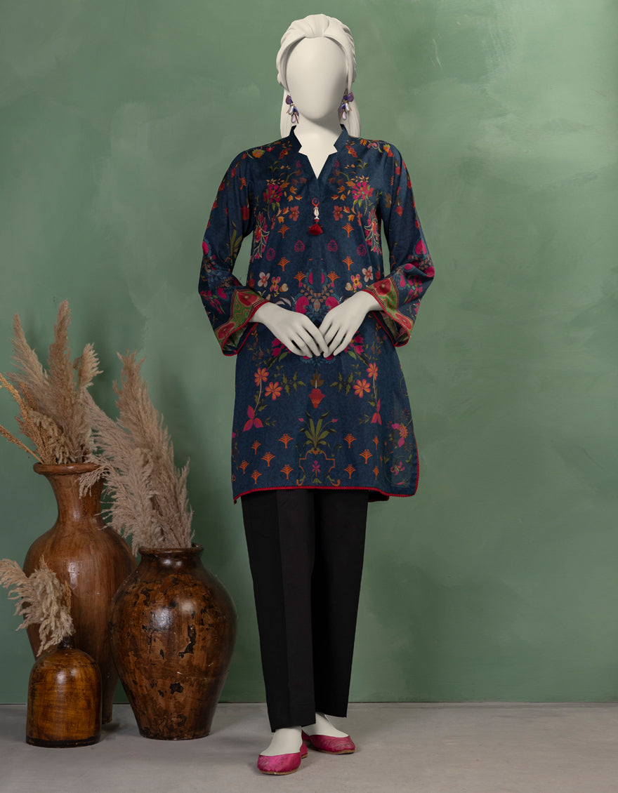 Lawn Multicolor Unstitched Suit - J. Junaid Jamshed