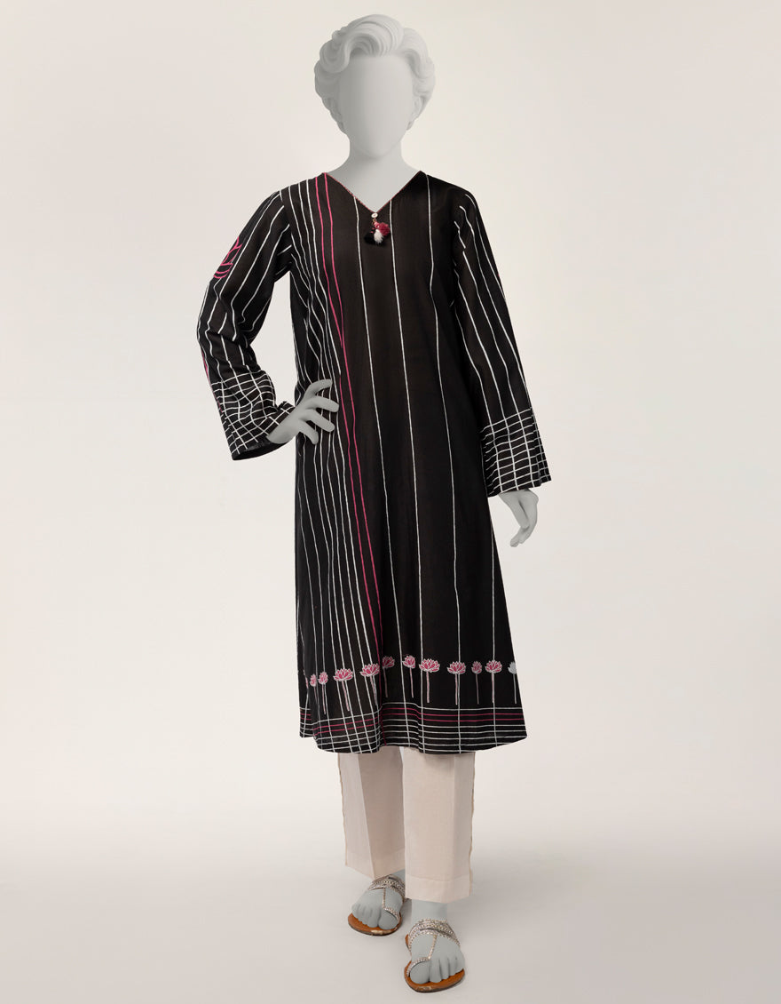 Kurti Lawn Dresses Stitching Designs Women Ethnic Gotta Pati Lehriya Kurti