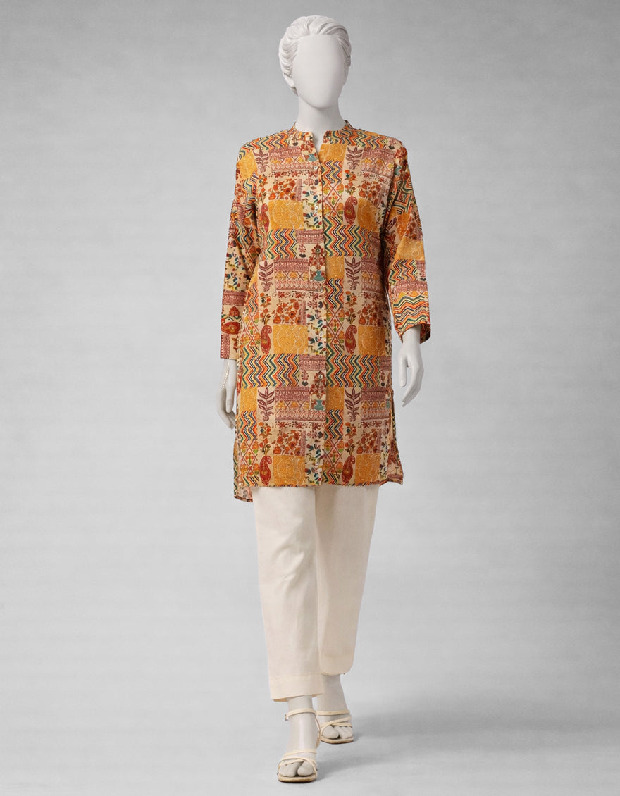 Lawn Multicolor Unstitched Suit - J. Junaid Jamshed  Janan