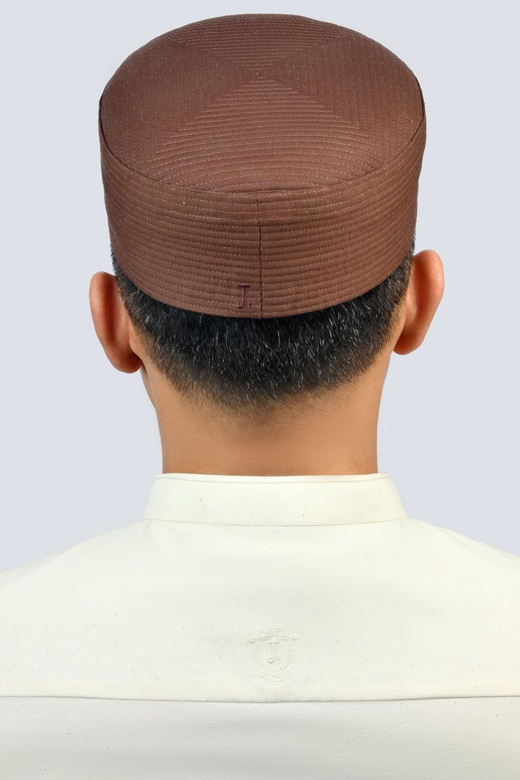 Blended Brown Cap - J. Junaid Jamshed