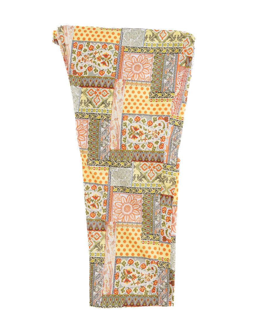 Lawn Multicolor Trouser - J. Junaid Jamshed