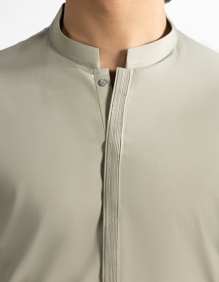 Blended Jade Green Kurta Trouser - J. Junaid Jamshed