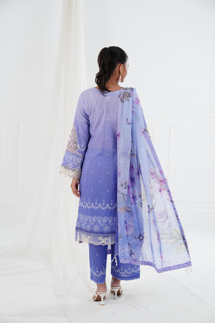 Rhea - Alizeh Embroidered Printed Lawn Stitched