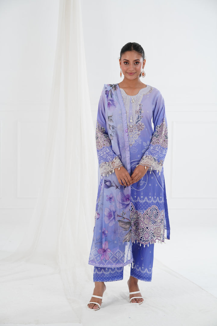 Rhea - Alizeh Embroidered Printed Lawn Stitched