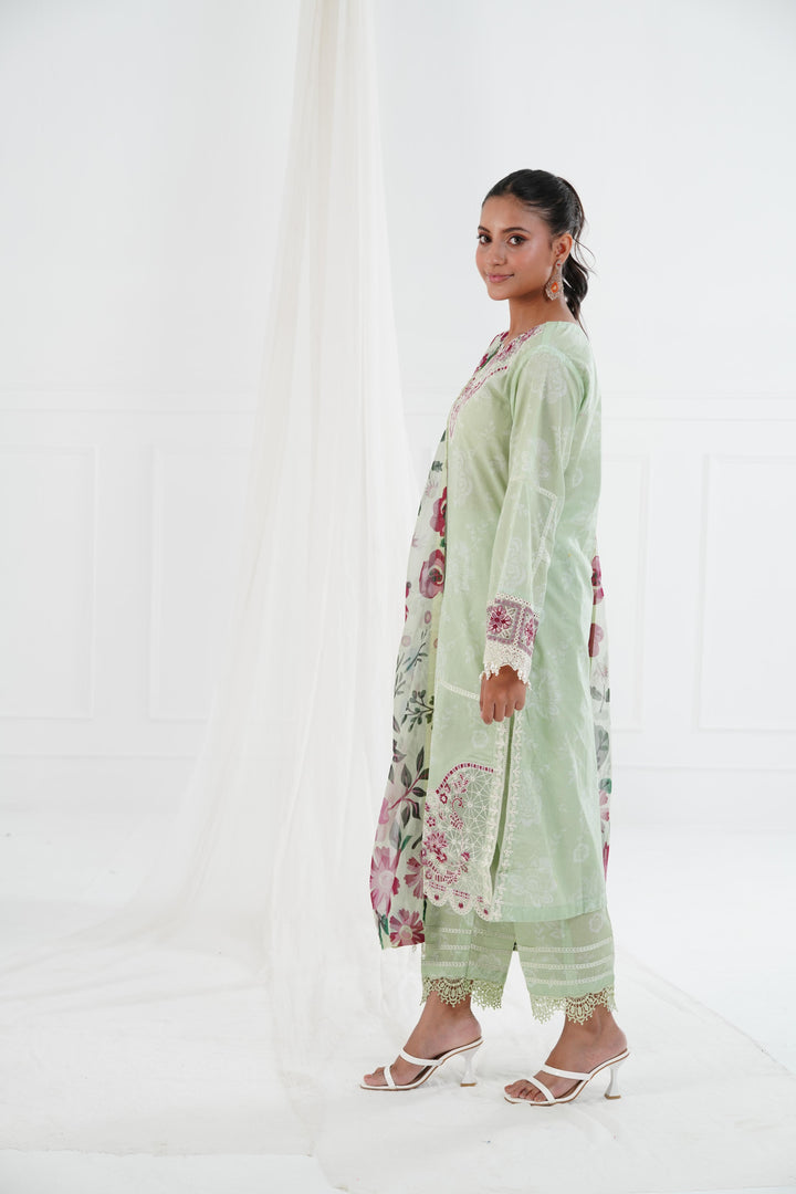Numa - Alizeh Embroidered Printed Lawn Stitched