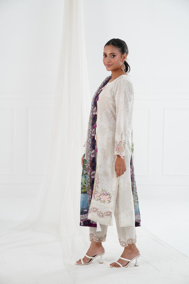 Karis - Alizeh Embroidered Printed Lawn Stitched
