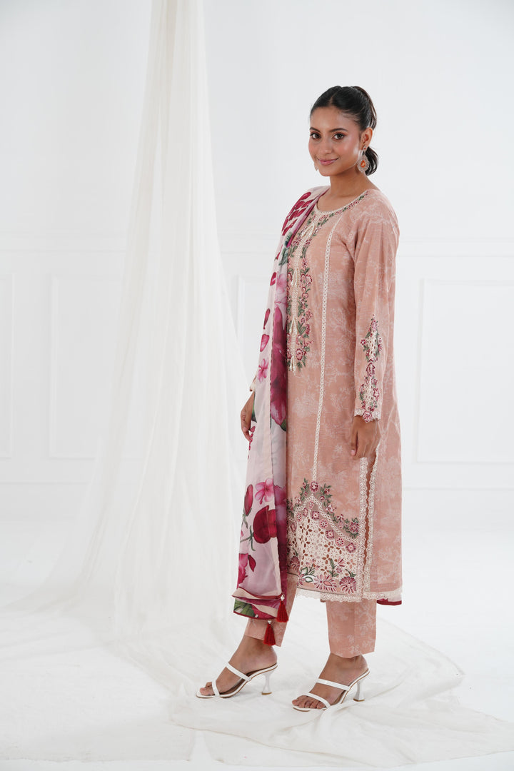 Clover - Alizeh Embroidered Printed Lawn Stitched