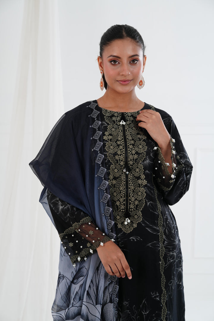 Azlin - Alizeh Embroidered Printed Lawn Stitched