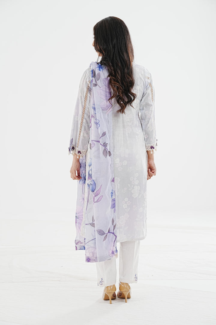 Presta - Alizeh Embroidered Printed Lawn Stitched