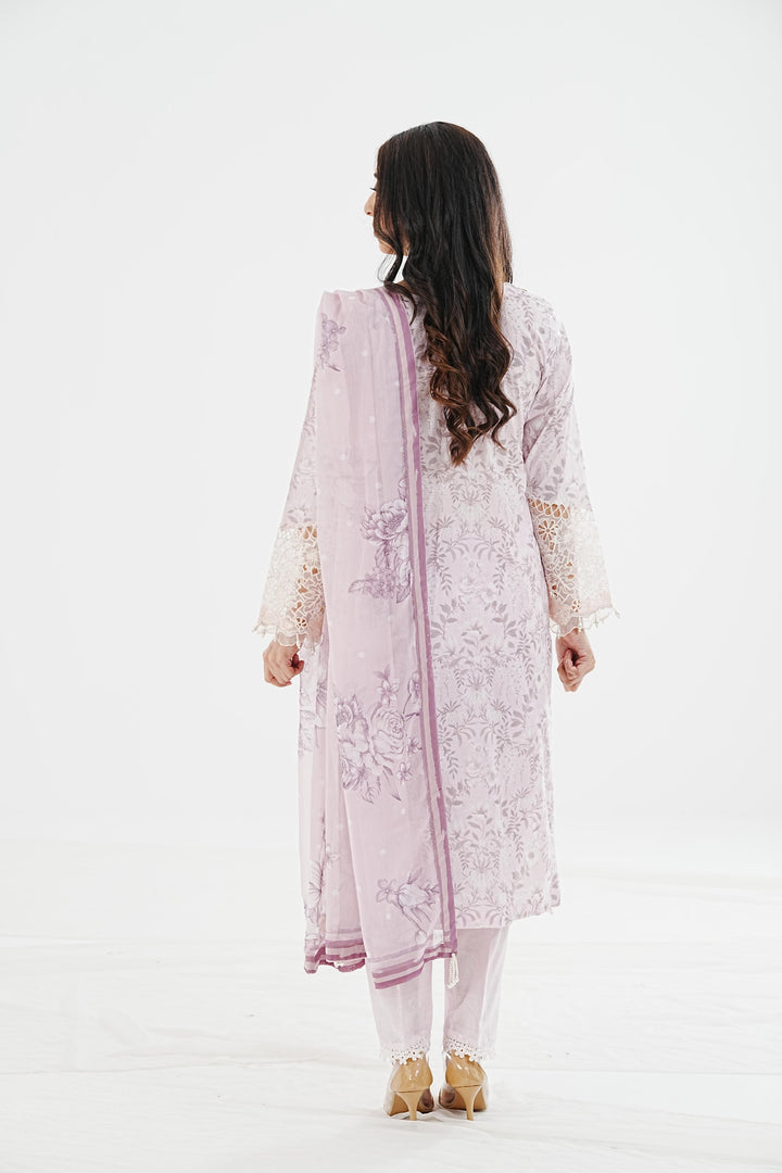 Aruna - Alizeh Embroidered Printed Lawn Stitched