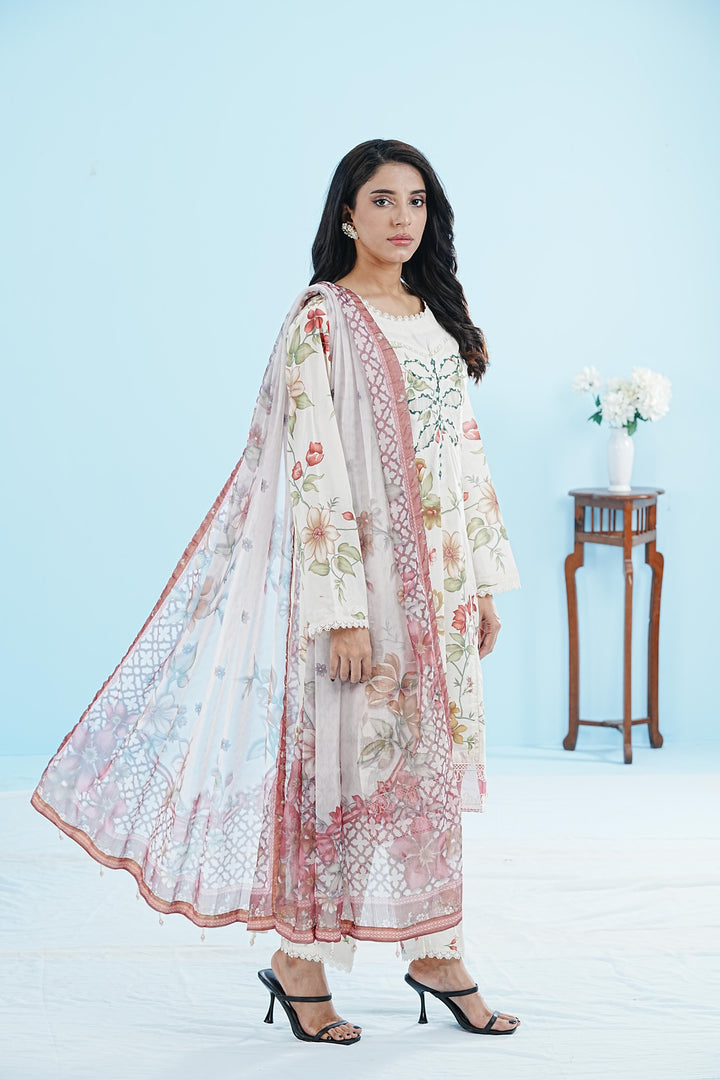 Avaia - Alizeh Sheen Printed Stitched