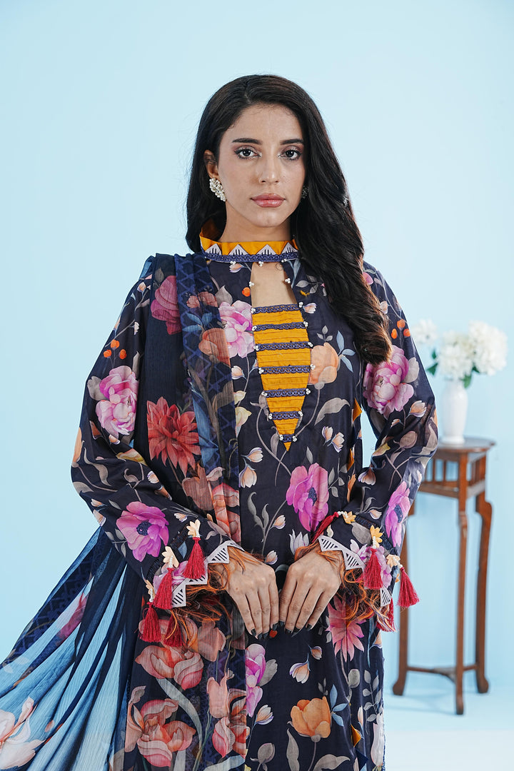 Plush - Alizeh Sheen Printed Stitched