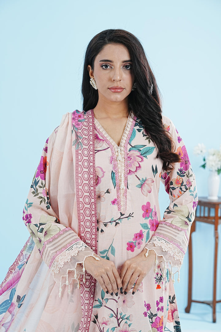 Boho - Alizeh Sheen Printed Stitched