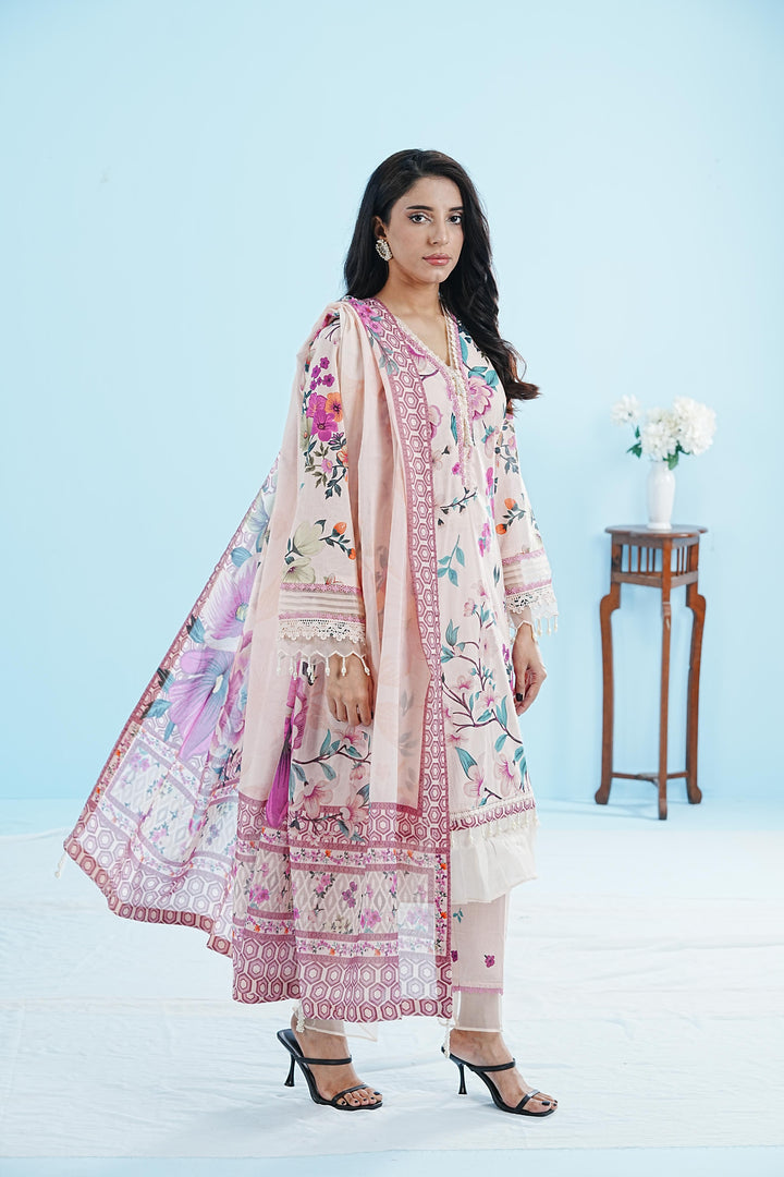 Boho - Alizeh Sheen Printed Stitched