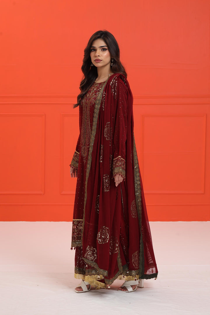 Gina - Alizeh Celine Luxury Stitched Chiffon Collection