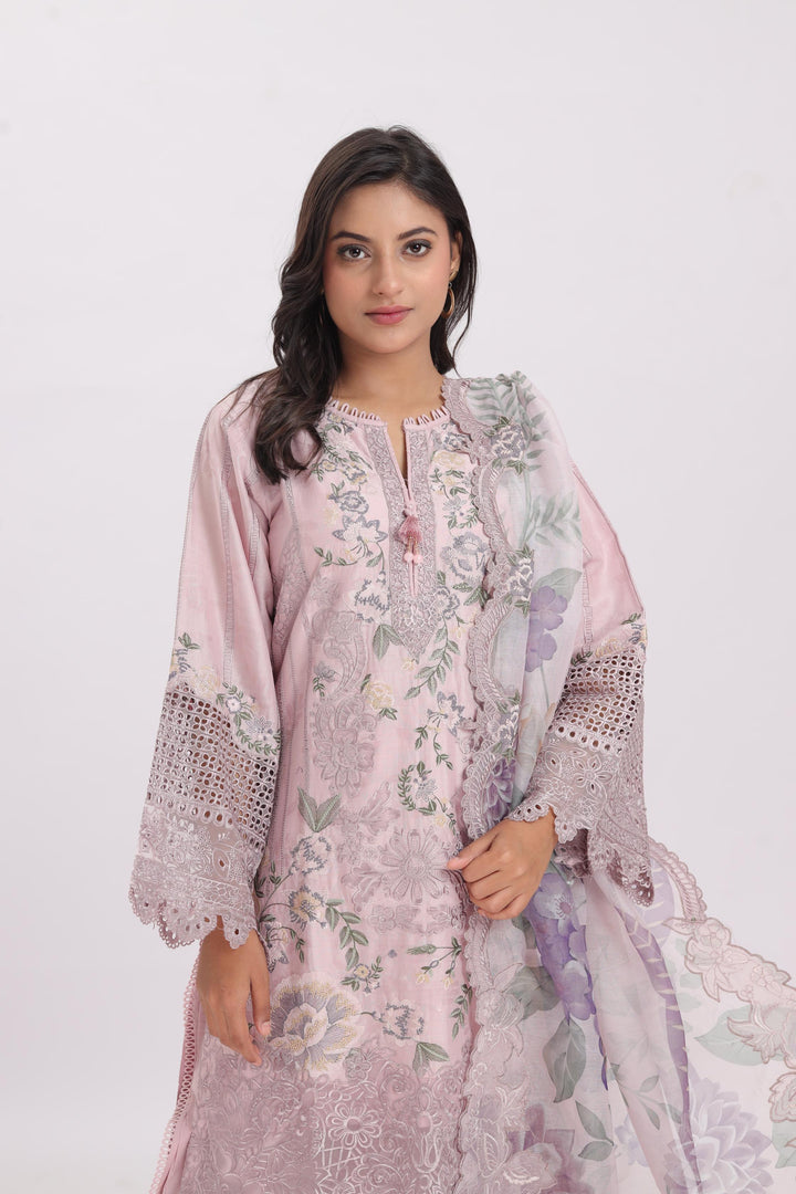 Design 8 - Baroque Eid Swiss Lawn Stitched