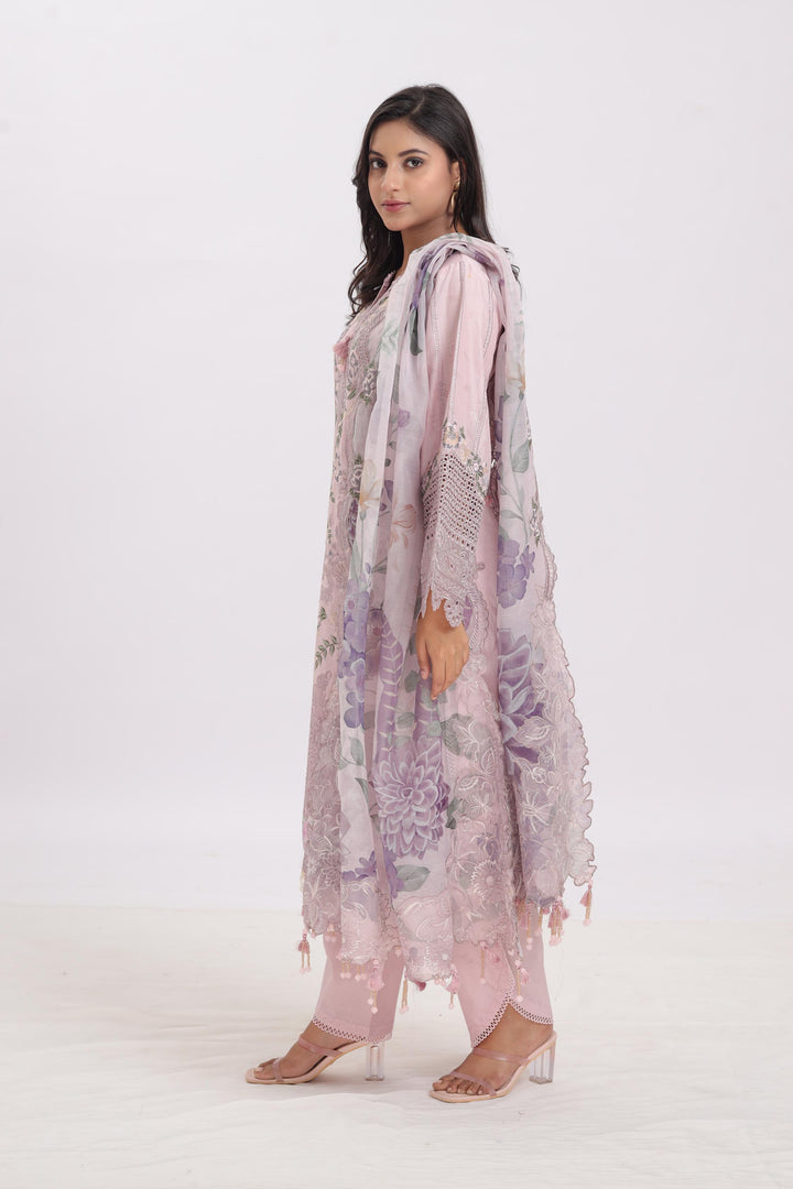 Design 8 - Baroque Eid Swiss Lawn Stitched