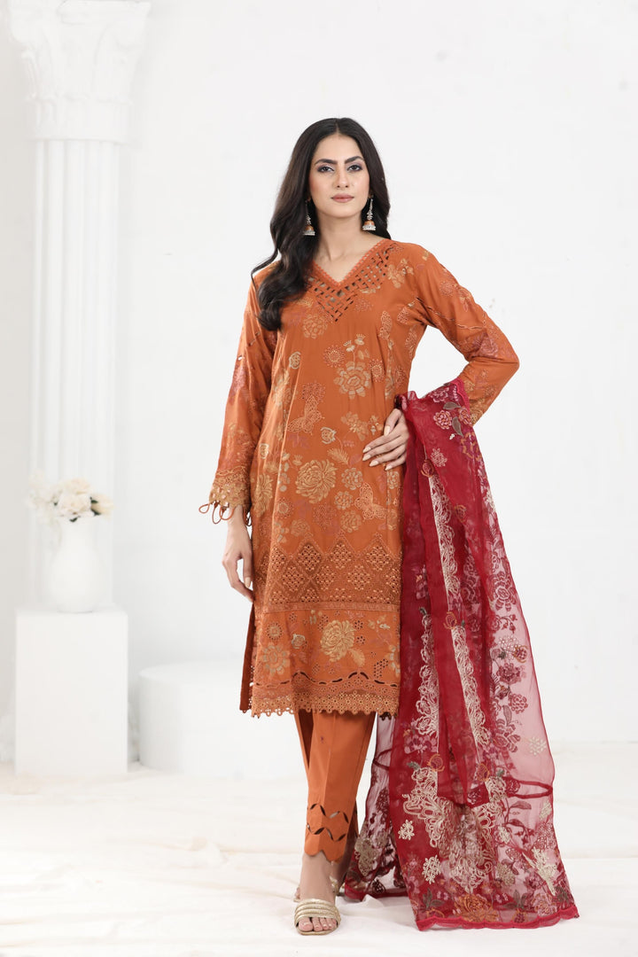 Design 8 - Baroque Swiss Lawn Collection