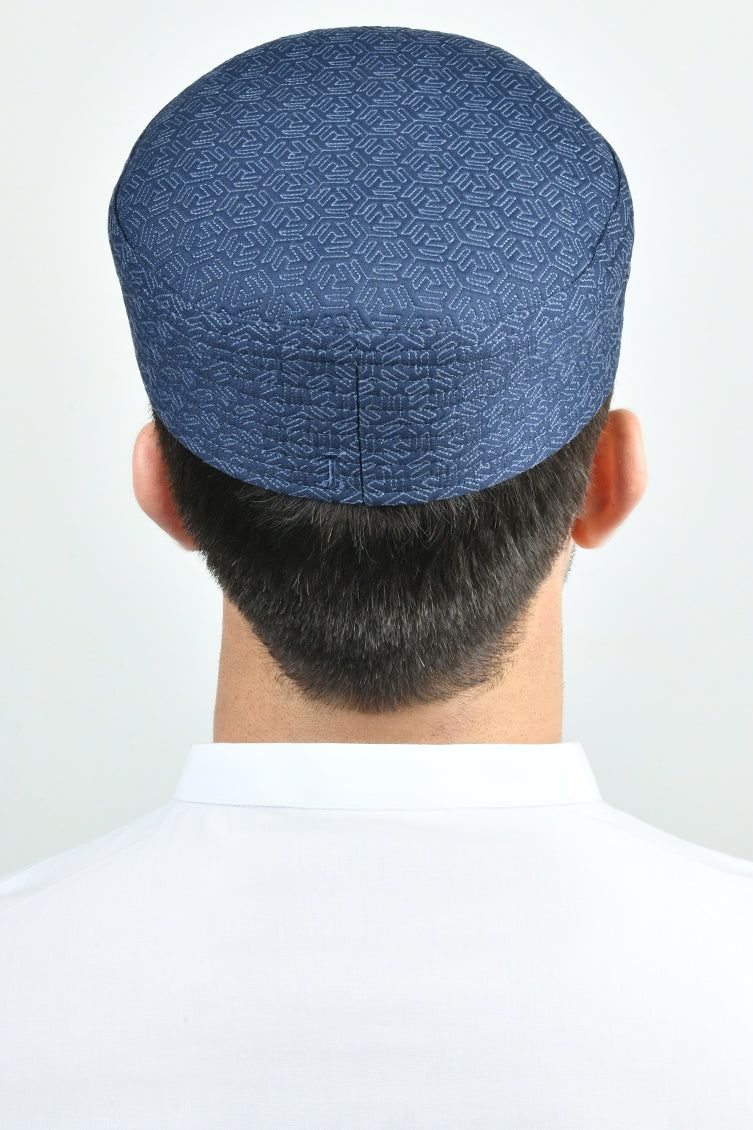 Blended Blue Cap - J. Junaid Jamshed