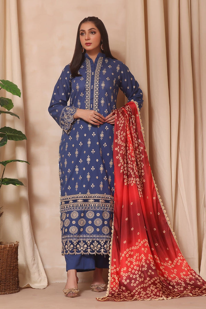 Chunari 3 Piece Suit - Zainab Chottani