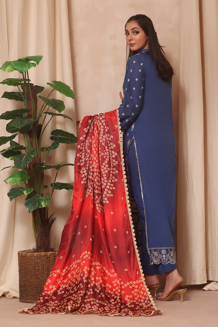 Chunari 3 Piece Suit - Zainab Chottani
