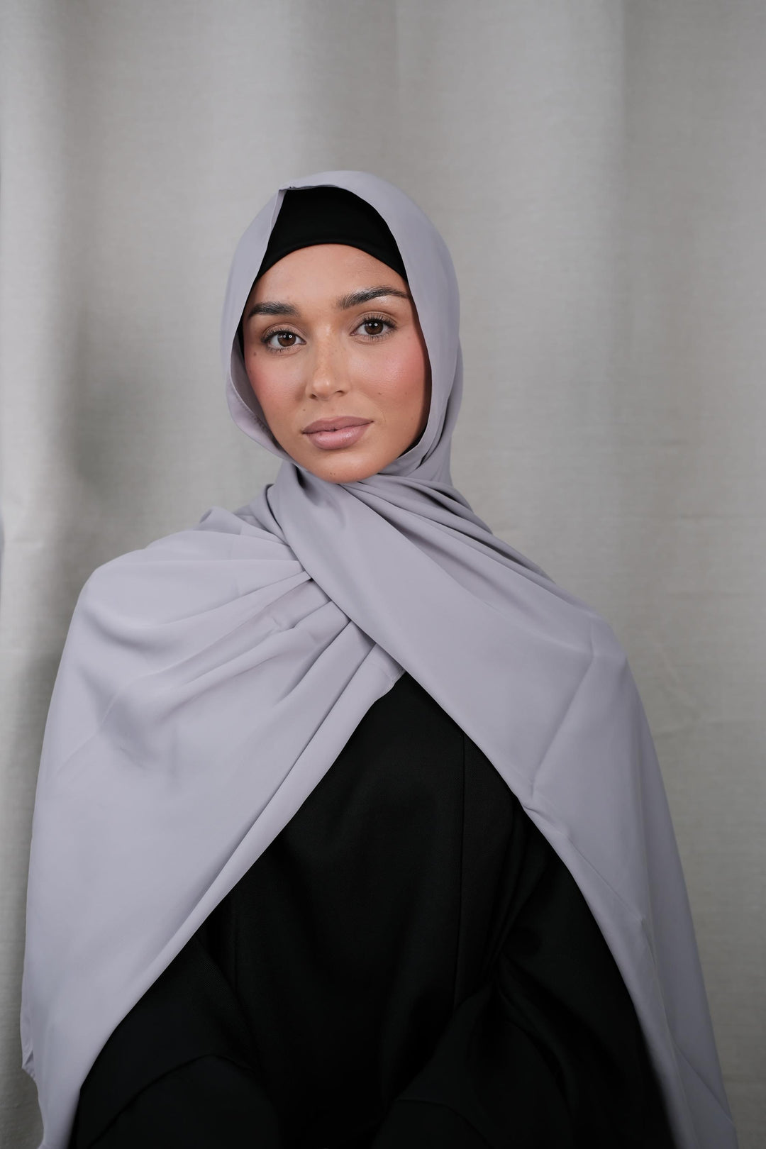 Lilac Chiffon Silk Hijab