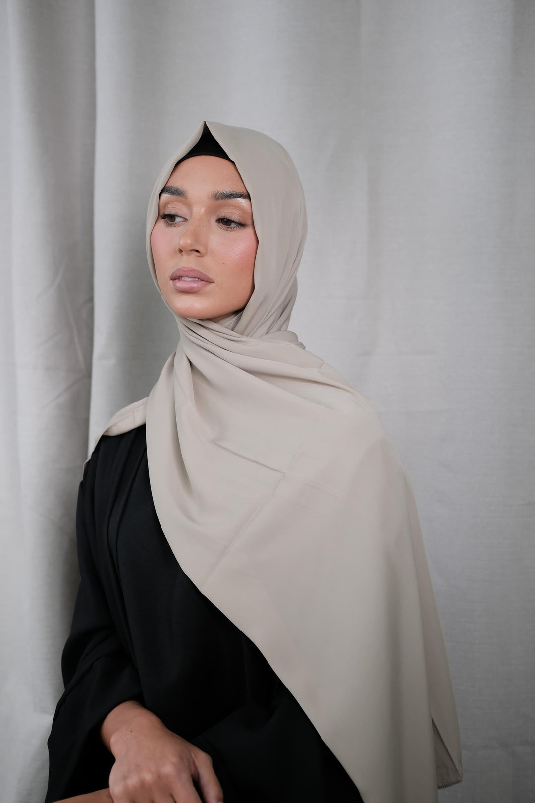 Sage Chiffon Silk Hijab