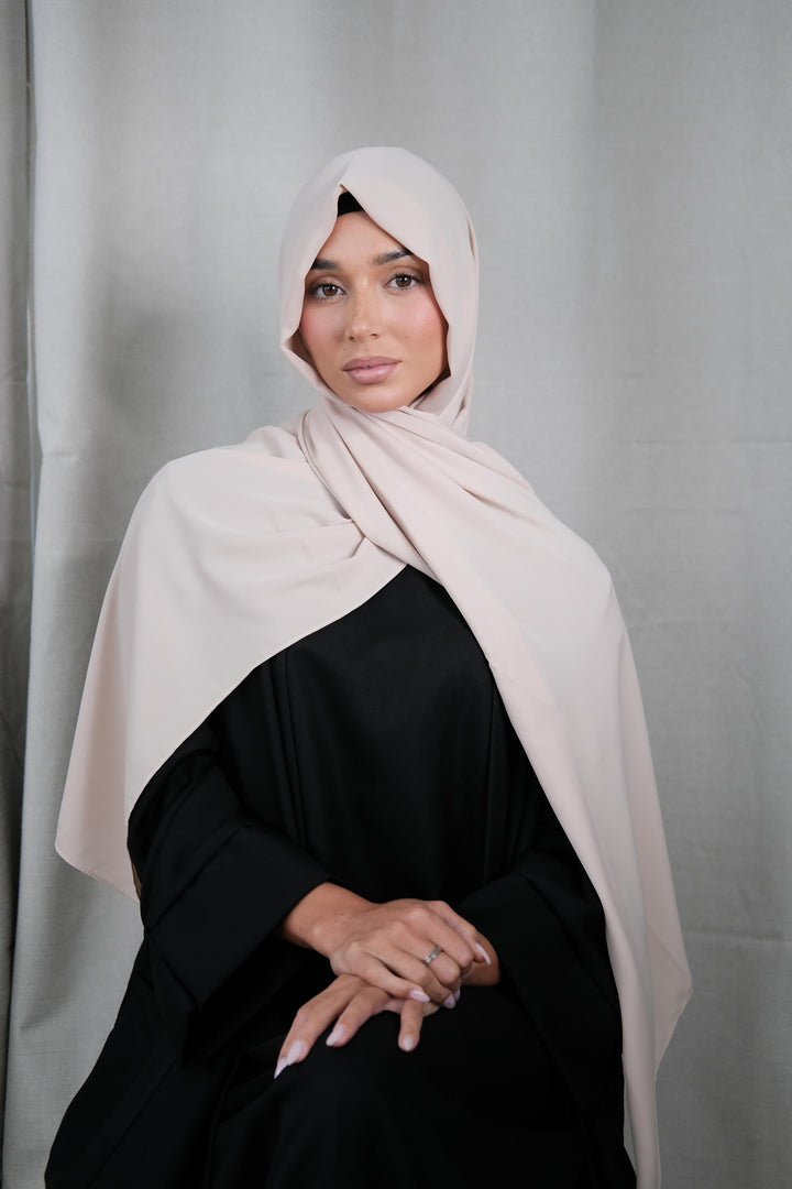 Stone Chiffon Silk Hijab