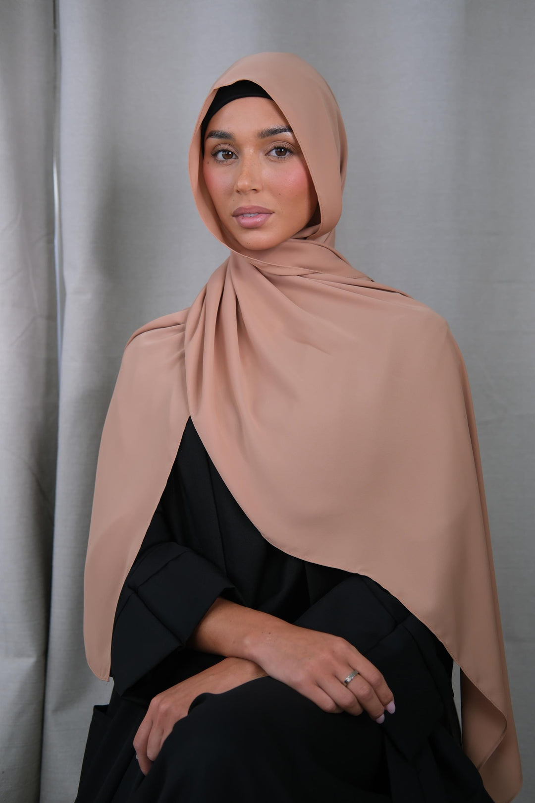 Toffee Chiffon Silk Hijab