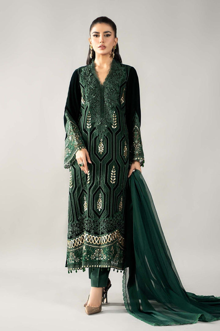 Design 12 - Maria B Winter Luxe Stitched