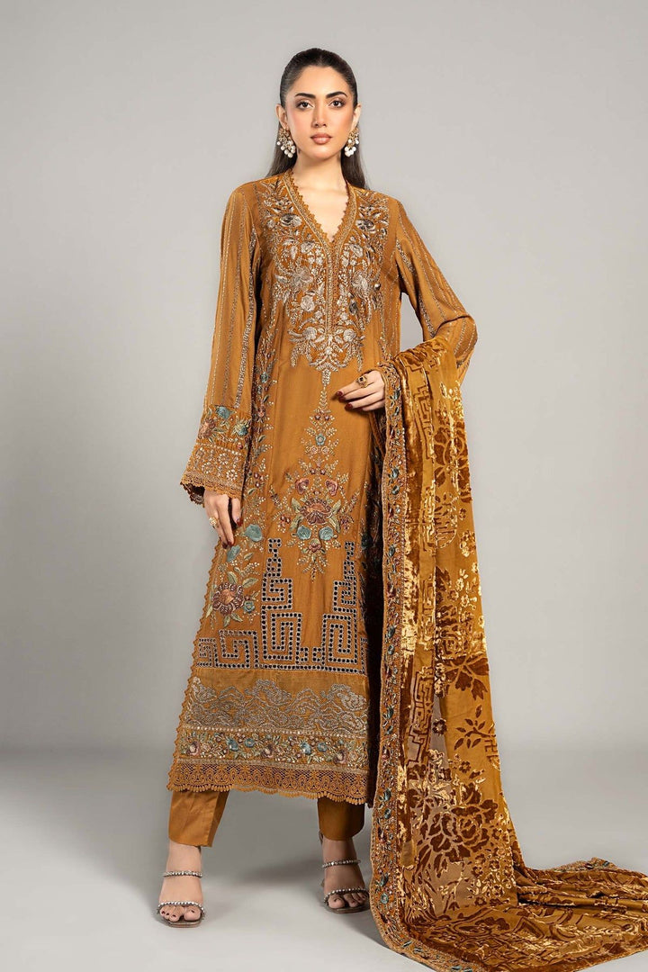 Design 07 - Maria B Winter Luxe Stitched