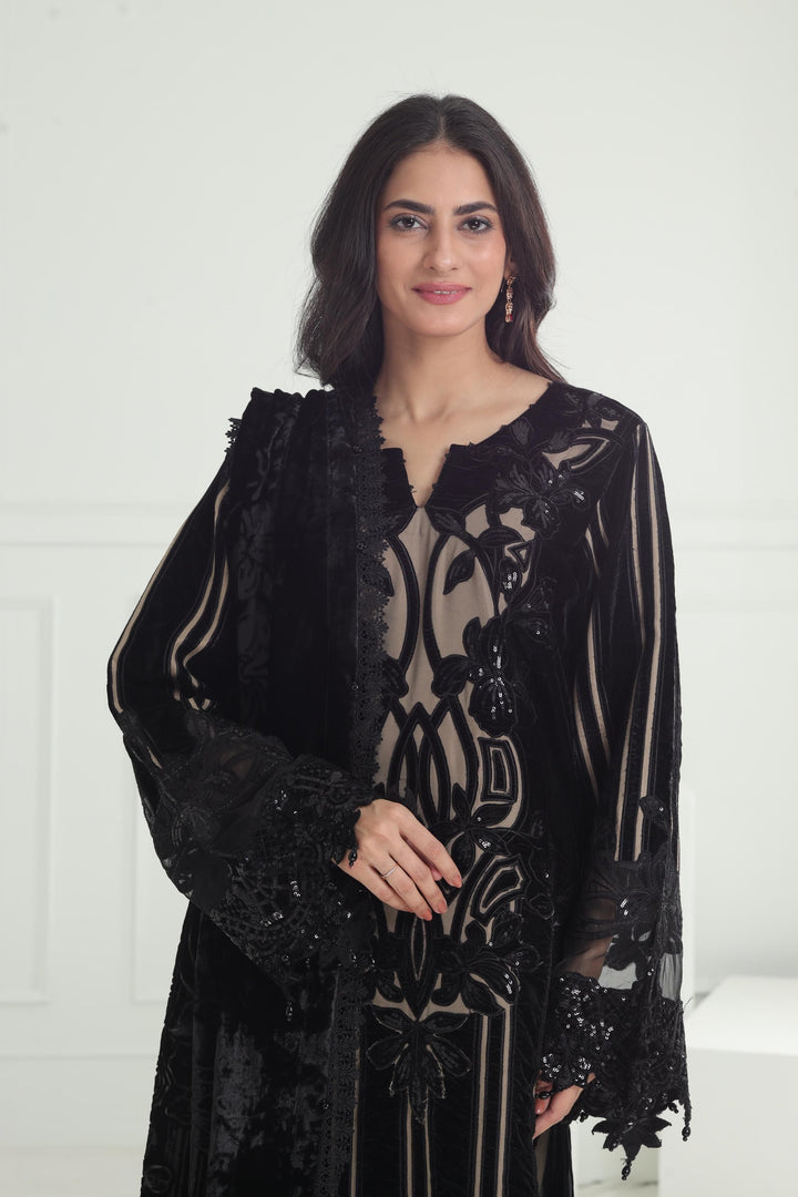 Design 05 - Maria B Winter Luxe Stitched