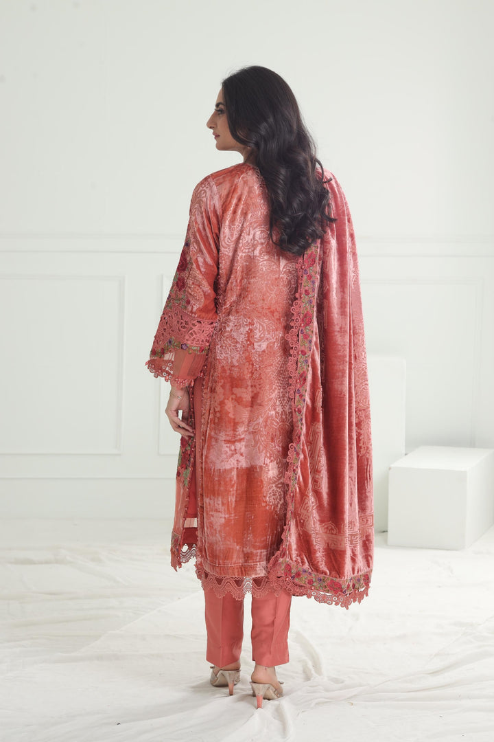 Design 06 - Maria B Winter Luxe Stitched