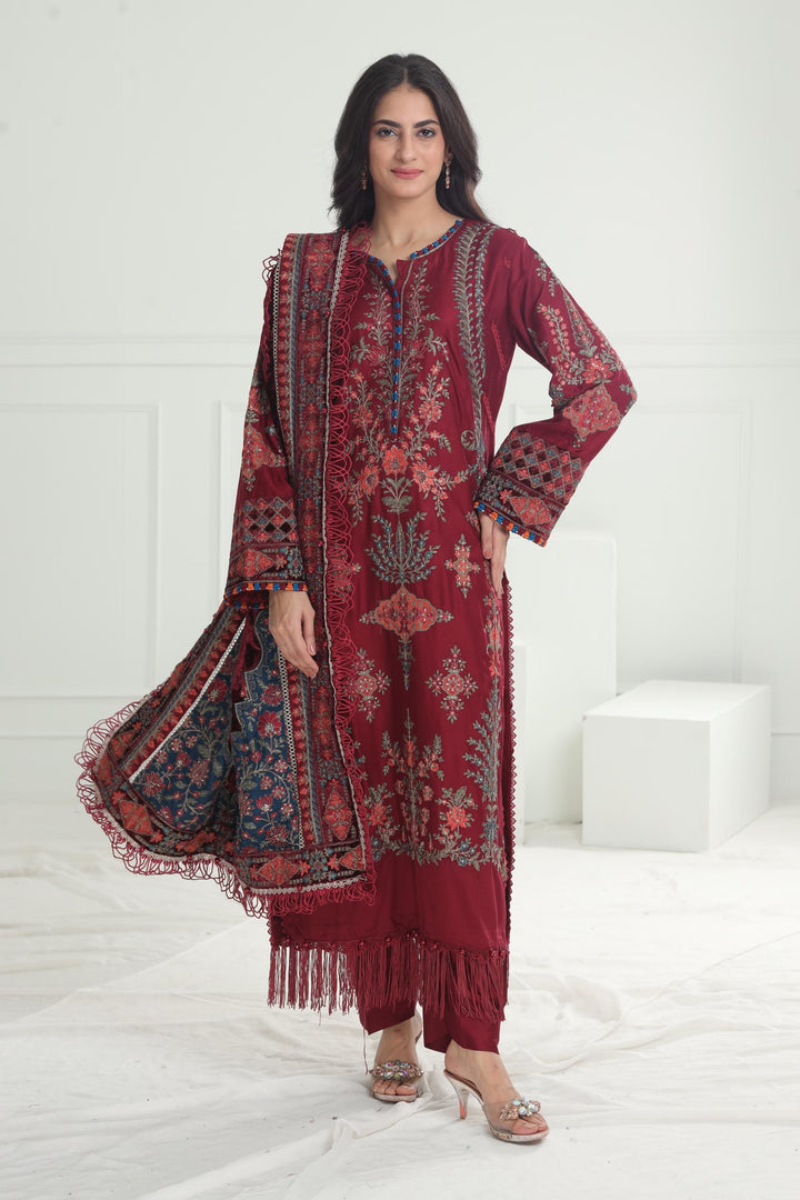 Design 10 - Maria B Winter Luxe Stitched