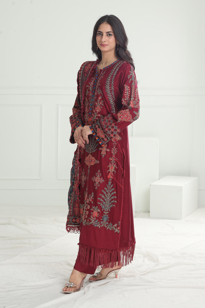 Design 10 - Maria B Winter Luxe Stitched