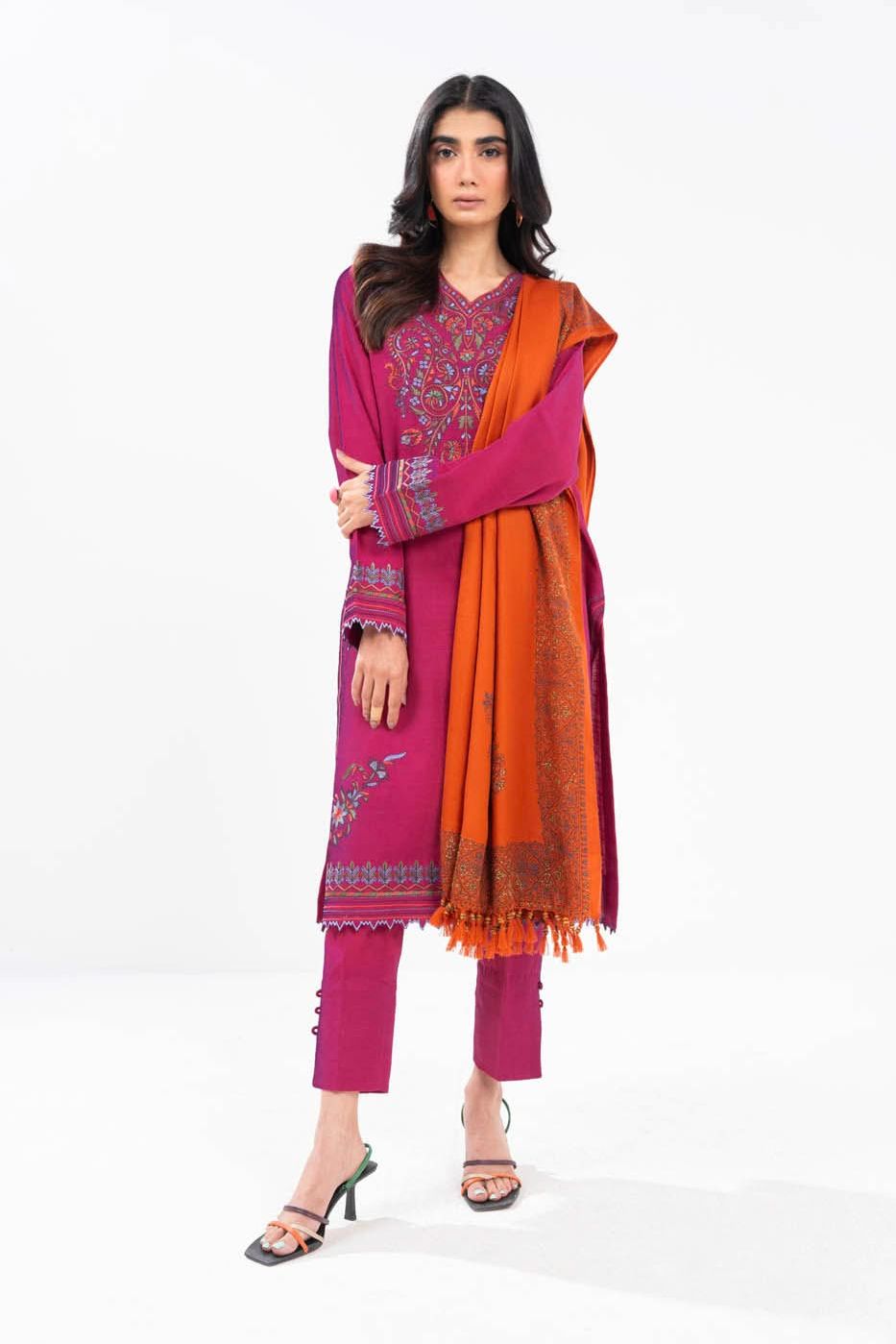 alkaram wool shawl