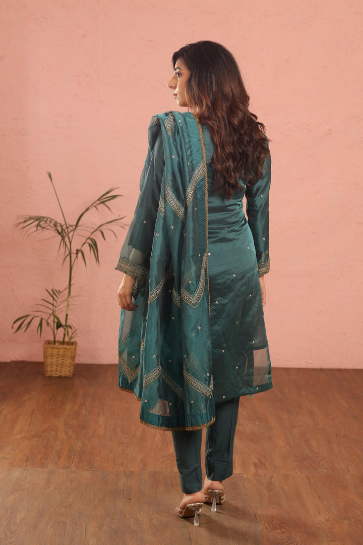 Design 1 - AlKaram Stitched Heavy Formals 24'