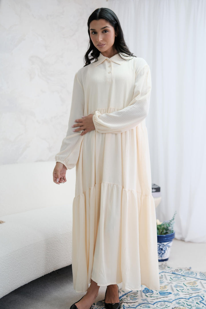 Enya Light Yellow Dress