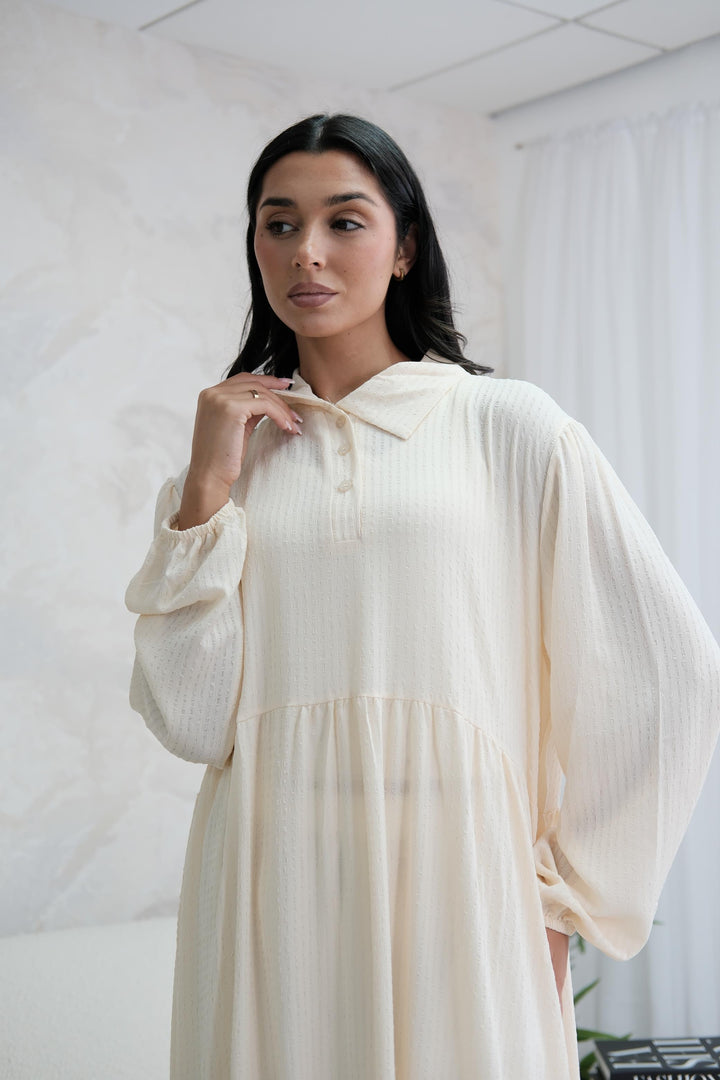 Enya Light Yellow Dress