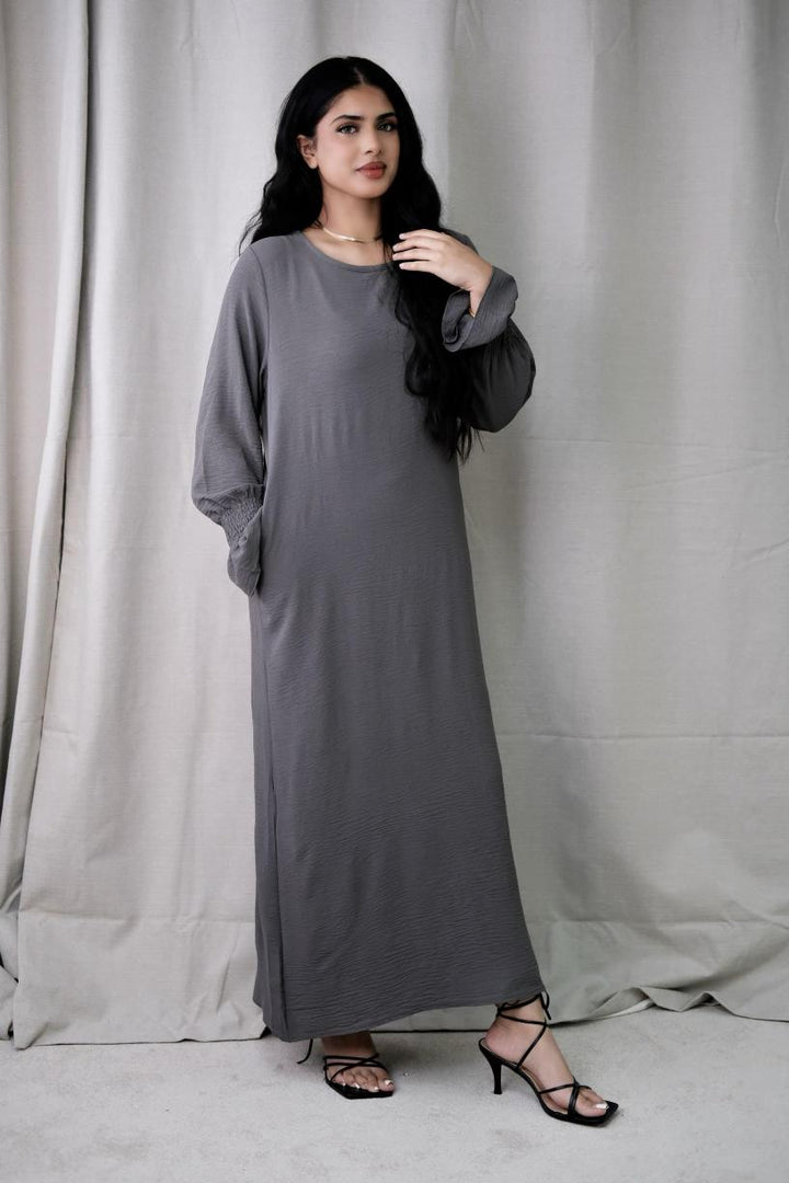 Essential Basic Dark Grey Abaya