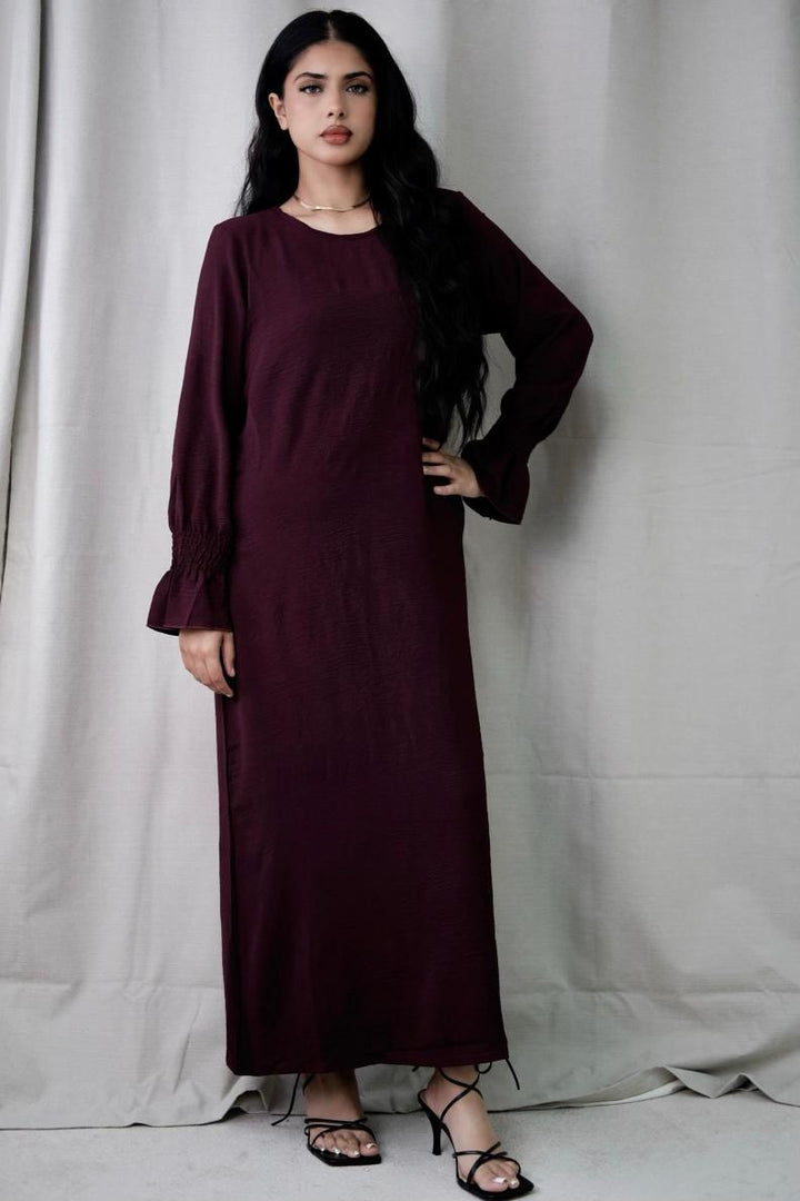 Essential Basic Maroon Abaya