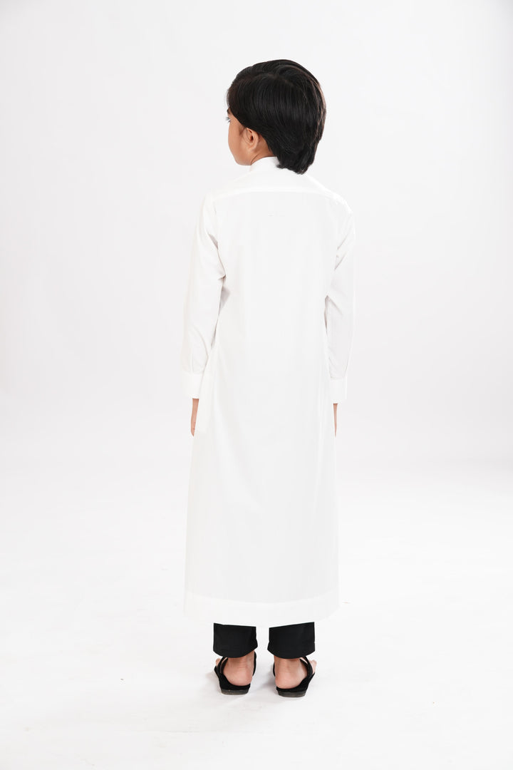 Blended White Jubba - Jiah